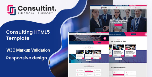 Consultint - Business, Finance Html Template