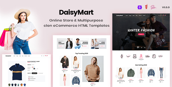 Daisy Mart – eCommerce HTML Template