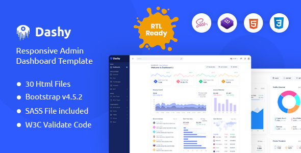 Dashy| Responsive Admin Dashboard Template