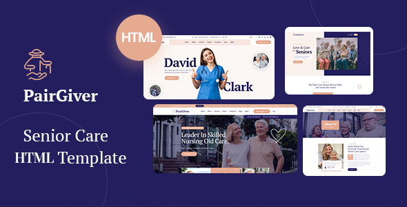 PairGiver - Senior Care HTML5 Template