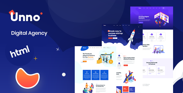 Unno - Startup Agency & Business HTML Template