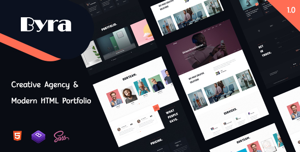 Byra - Creative Agency & Modern Portfolio
