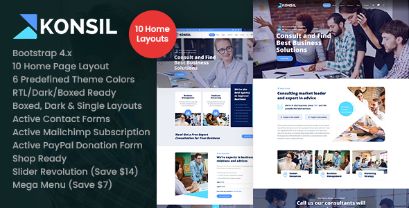Konsil - Business Consulting HTML Template