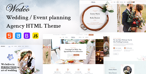 WedCo - Wedding HTML Template