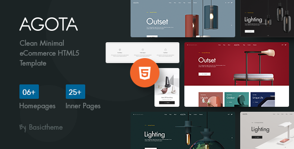 Agota - Clean Minimal eCommerce HTML5 Template