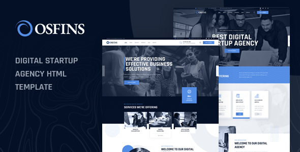 Osfins - Digital Startup Agency HTML Template