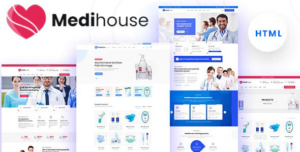 Medihouse - Hospital Medical Caregiver HTML Template