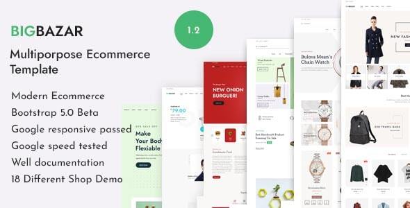 BigBazar - Multipurpose eCommerce HTML Template