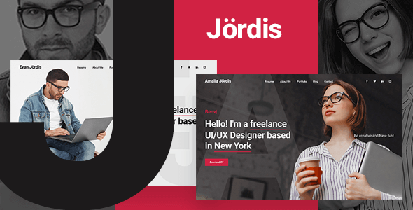Jordis  - Personal Portfolio Template