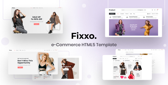 Fixxo - eCommerce Html5 Template
