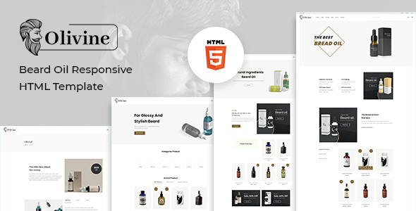 Olivine - Beard Oil HTML Template