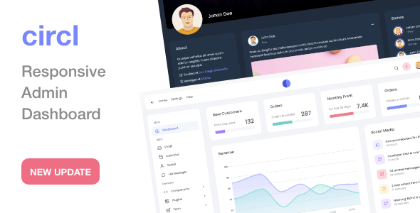 Circl - Responsive Admin Dashboard Template