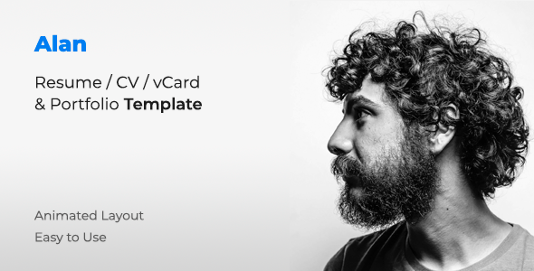 Alan CV/Resume Template