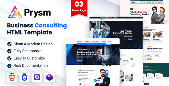 Prysm - Consulting Business HTML Template
