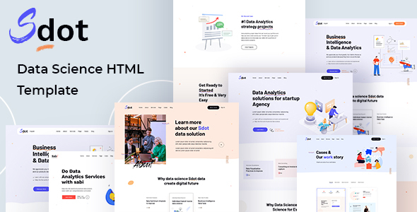 Sdot - Data Science HTML Template