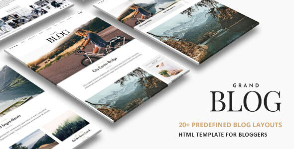 Grand Blog HTML Template