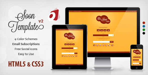 Gila - Responsive Coming Soon Template