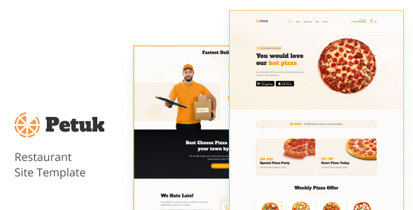 Petuk - Fast Food & Restaurant Ecommerce HTML Template