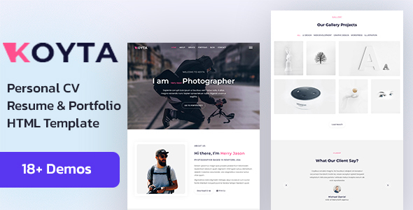 Koyta - Personal Portfolio HTML Template