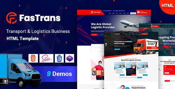 Fastrans - Transportation & Logistics HTML Template