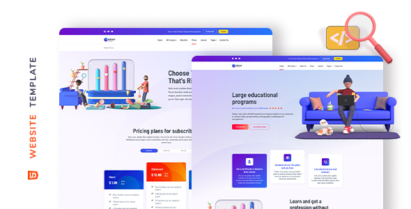 Edison – Online Education Website Template