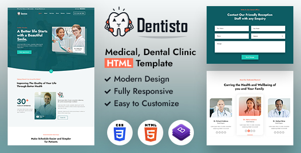 Dentisto | HTML Template