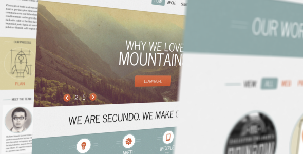 Secundo Site HTML Template