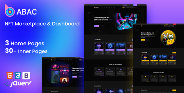 Abac - NFT Marketplace Template