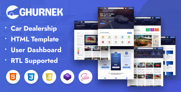 Ghurnek - Automotive & Car Dealer HTML Template