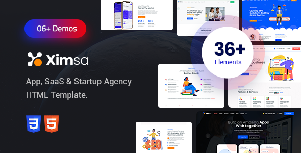 Ximsa - Digital Agency HTML Template
