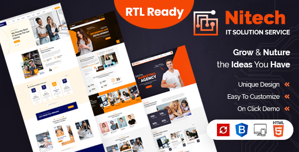 Nitech - IT Solutions & Services HTML Template