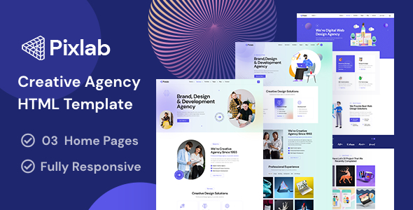 Pixlab Creative Agency HTML