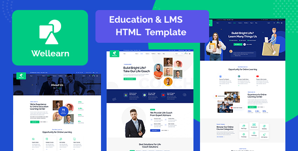 Wellern - Coach Online Courses HTML Template