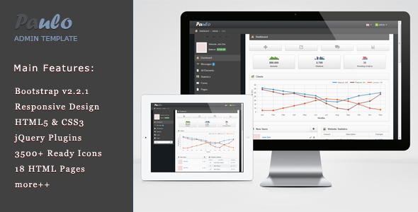 Paulo Admin Template