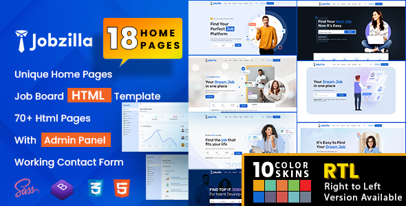 Job Board HTML Template