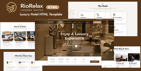 Riorelax - Luxury Hotel HTML Template