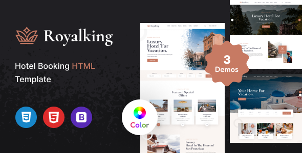 Royalking - Hotel Booking HTML Template