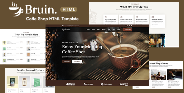 Bruin - Coffe Shop HTML Template