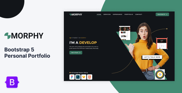 Morphy – Bootstrap 5 Personal Portfolio