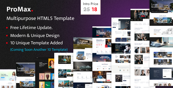 ProMax - Multipurpose HTML5 Template