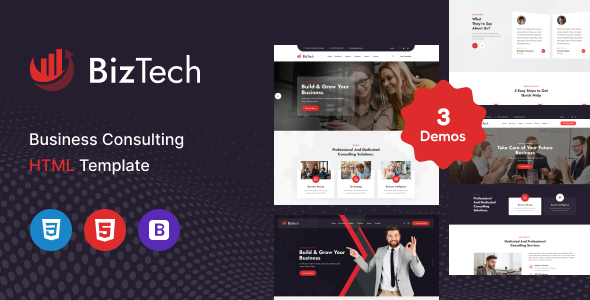 Biztech - Consulting HTML Template