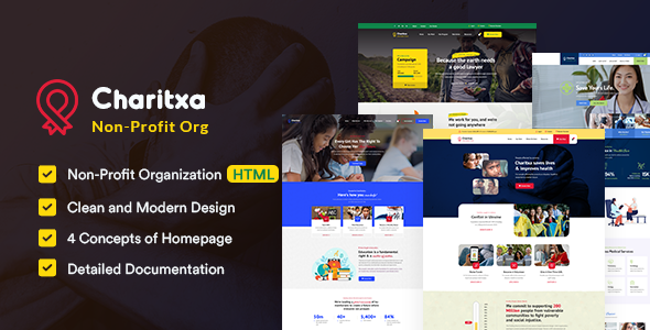 Charitxa | Multipurpose Nonprofit HTML Template