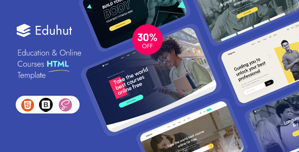 Eduhut - Education HTML Template