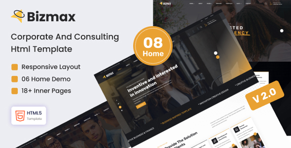 Bizmax - Corporate And Consulting Business Template