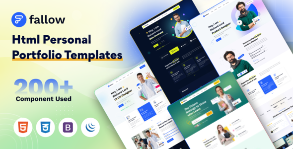 Fallow - Personal Portfolio Resume HTML Template