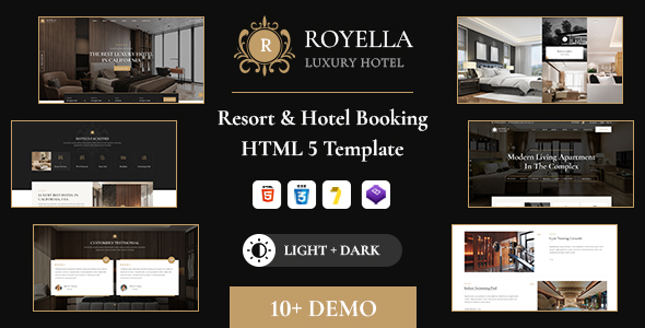 Royella – Resort and Hotel Booking HTML5 Template
