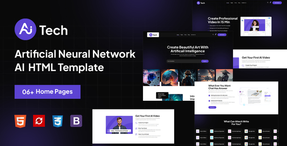 AItech - Artificial Neural Network AI HTML5 Template