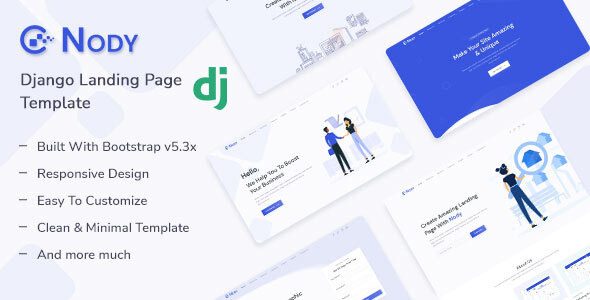 Nody - Django Landing Page Template