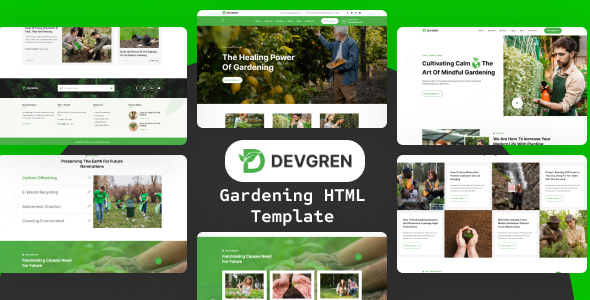 Devgren - Gardening and Landscaping HTML5 Template