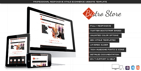 Bistro Store - Responsive eCommerce HTML Template